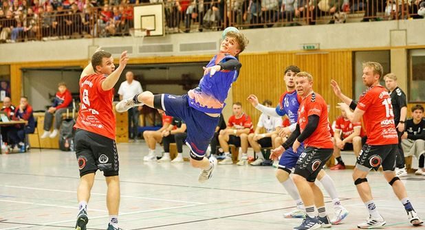 Er war nicht zu stoppen. Konstantin von Starck im Wurf.