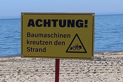 Finde den Fehler: Dieses Leserfoto einer aufmerksamen reporter-Leserin erreichte uns am vergangenen Wochenende. Wer findet den Fehler?