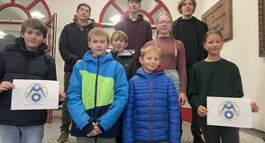 Oben von links: Jakob Zedlewski, Max Reckmann, Elias Purwins. Mitte von links: Bo Mantik, Thea Kleingarn. Unten von links: Ole Jacobsen, Linus Zühlke, Max Bialas, Enie Szielasko. Es fehlt: Oleksandra Rud.