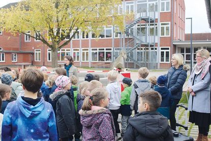 Am vergangenen Freitag fand die offizielle Eröffnung des "Dino-Schulhofes" statt.