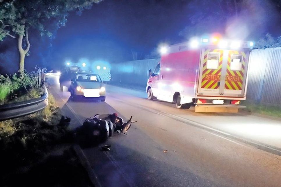 Die Polizei fragt, wer Angaben zu dem nächtlichen Motorroller-Unfall in Scharbeutz machen kann. (Foto: Polizei)
