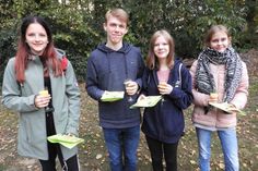 Haben mitangepackt und freuen sich über die Chance für die Jugendarbeit:  Ida Warnemünde, Finn-Luca Scharnau, Josephine Kalthoff und Tamara Kalthoff (v.li.).