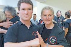 Sihing Stefan Hinze mit Trainerin Sifu Martina Baumgardt
