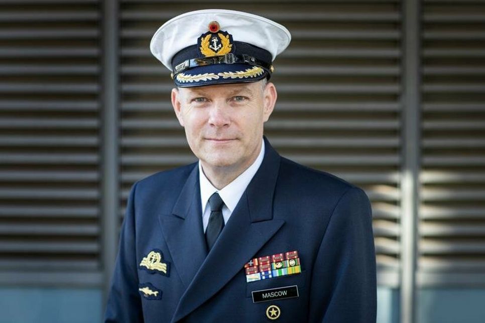 Der neue Kommandeur EAZS M, Fregattenkapitän Jörg Mascow.