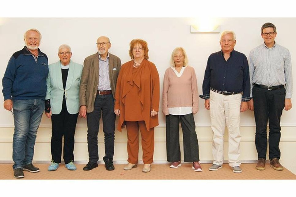 Der neu gewählte SPD-Ortsvereinsvorstand (von links): Rüdiger Wenzel, Hannah Schnidiogrotzki, Claus Pätow, Sabine Haltern, Christa Klauer, Steffen Block und Henning Groskreutz. Christoph Evers und Udo Zimmermann konnten nicht an der Jahreshauptversammlung teilnehmen.