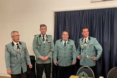 Dr. Ralf Stolley, Jan Nadziczny, Markus Harnack und Nils Hilbert (v. lks.).