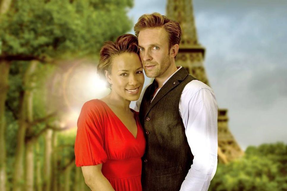 Dominique Siassia und Hubertus Grimm.