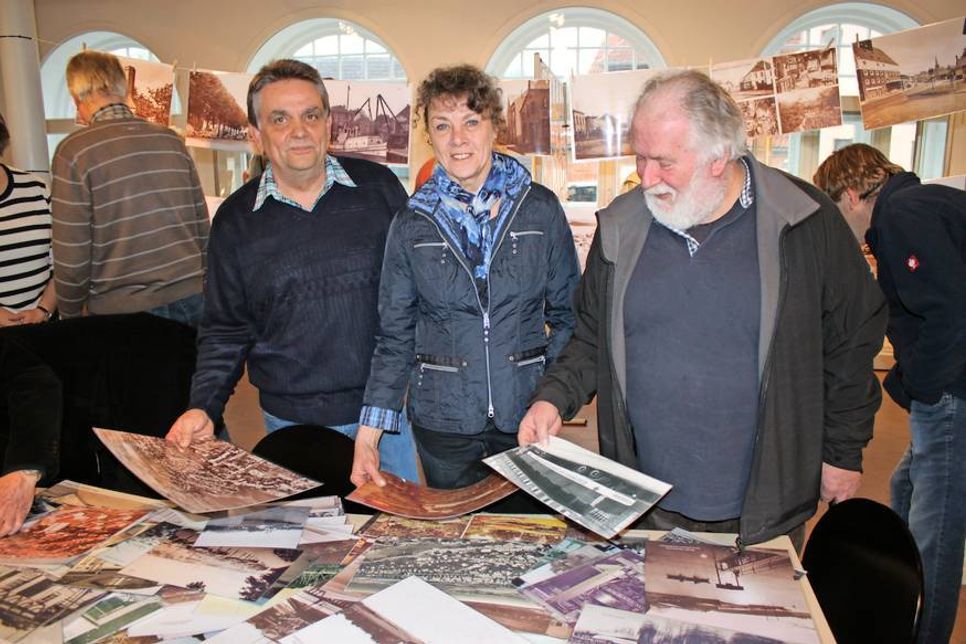 Die „Macher“ der Ausstellung: Thomas Schwarz, Ulrike Gollan-Lambeck und Hans-Jürgen Weßlin (v. lks.).