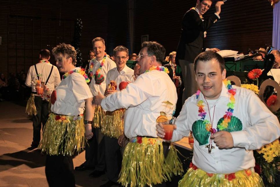 Südsee-Feeling in der Großsporthalle.