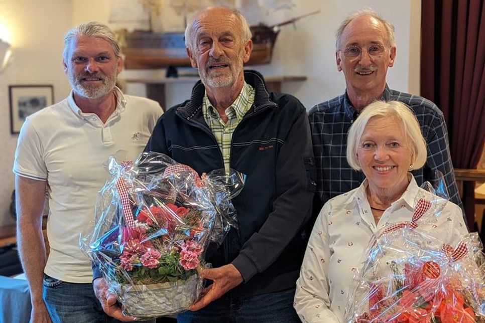 Lutz Eggers, Karsten Sachau, Bernd Heuer und Karin Krökel (v. lks.).