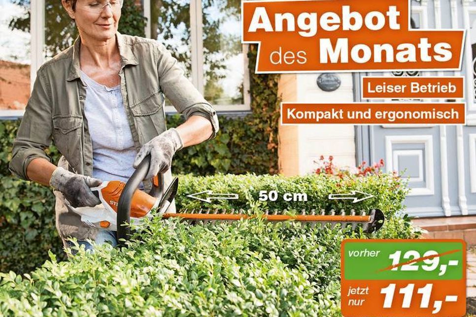 Angebot des Monats August im team Baucenter Neustadt