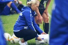 Engagiert an der Seitenlinie: Wiebke Timm (Preetzer TSV).