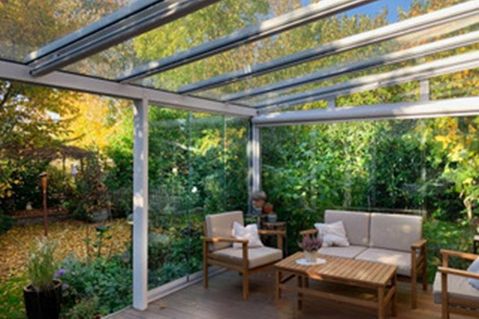 Ein besonderer Vorteil einer Überdachung ist, dass die Terrasse immer fertig ist.