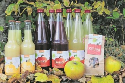 Die Apfelprodukte bieten neben dem feinem Apfelgeschmack auch einen guten „Schluck“ Landschaftsgestaltung zum Wohle der Biodiversität.