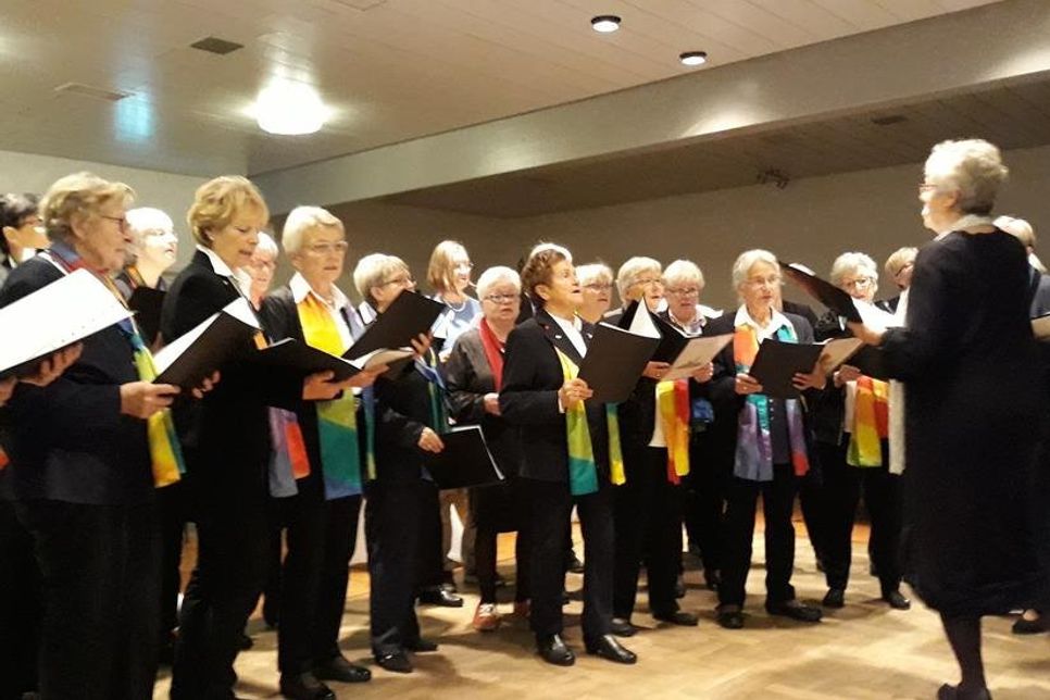 Der Chor der Neustädter Landfrauen besteht 40 Jahre.