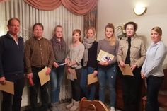 Sport: Dietrich Burmeister, Dr. Christian Wiebe, Kira Bruhn, Katharina Adam, Theresa Lamp, Sophia Lamp, Stephanie Hendeß, Corinna Evers (v. lks.).