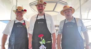 Die Bierschaffer  Mario Lens, Carsten Horn und Fritz Westensee
