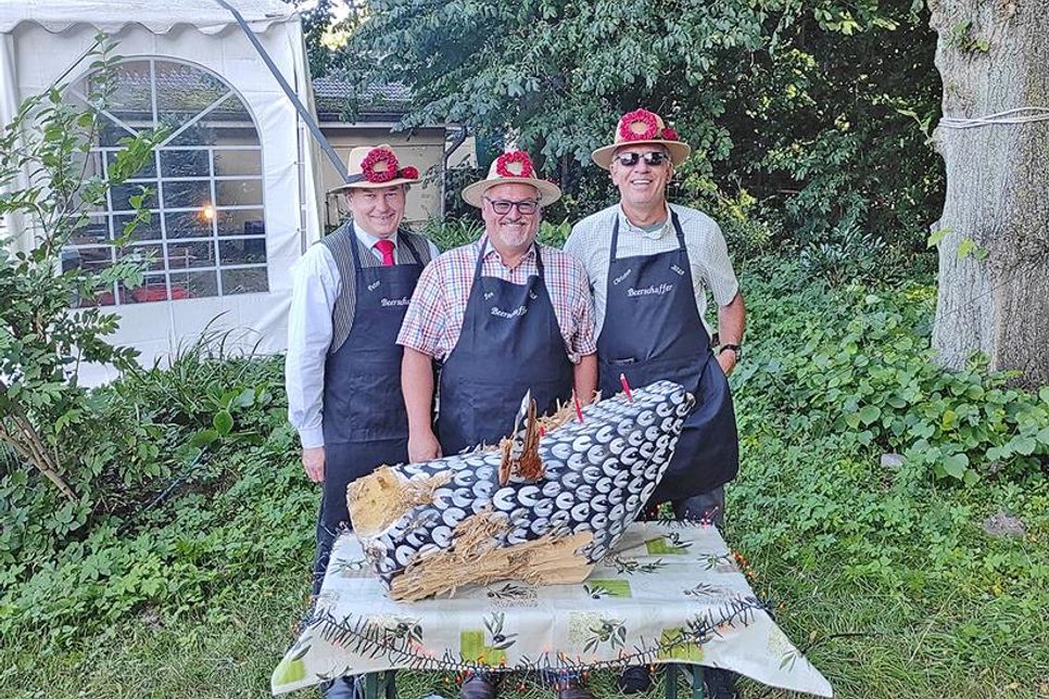 Die Weinschaffer Peter Jubel, Jan Baß und Christian Schmütz