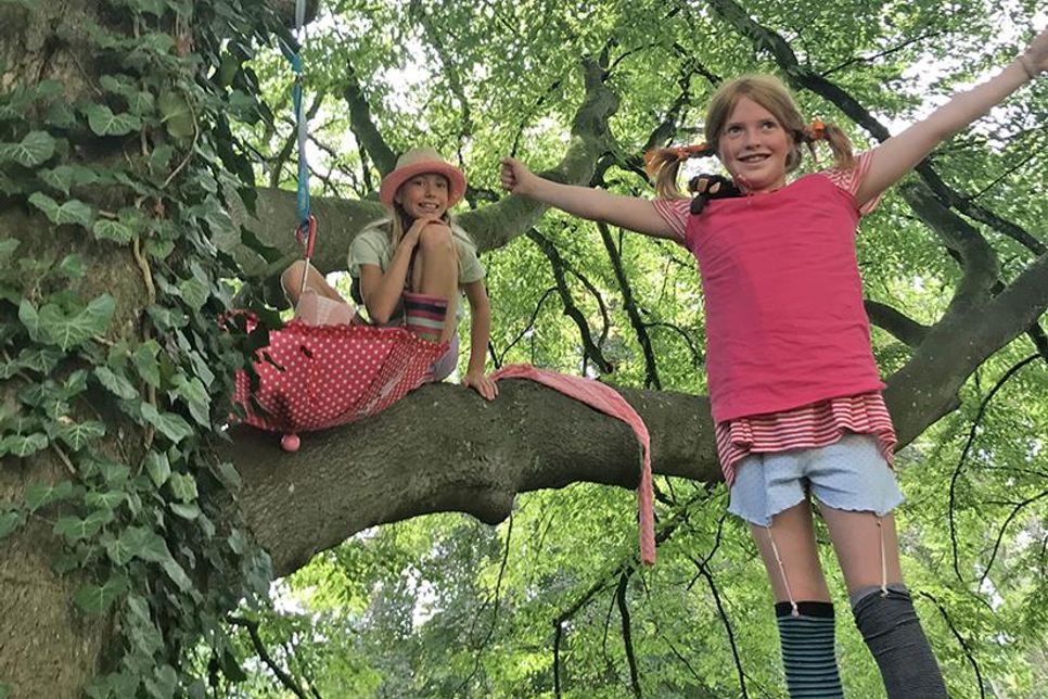 Auch Pippi Langstrumpf besucht die Premierenveranstaltung in Wahlstorf.