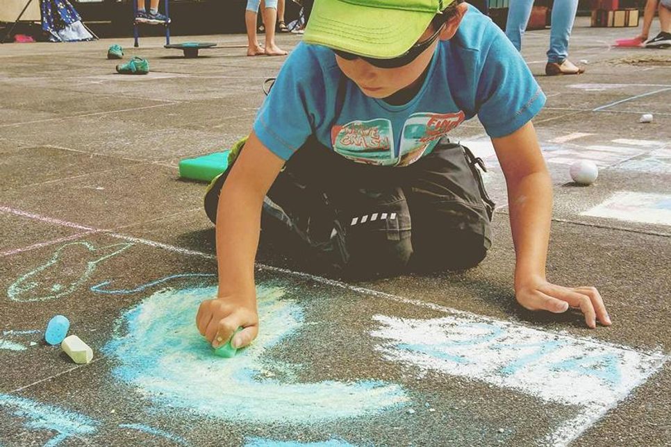 Am Sonnabend wird es bunt auf dem Schwentineplatz –wer malt die schönsten Bilder?
