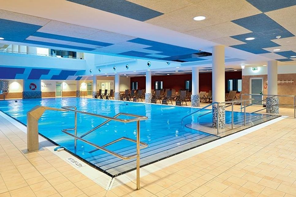 Die Grömitzer Welle im Innenbereich.