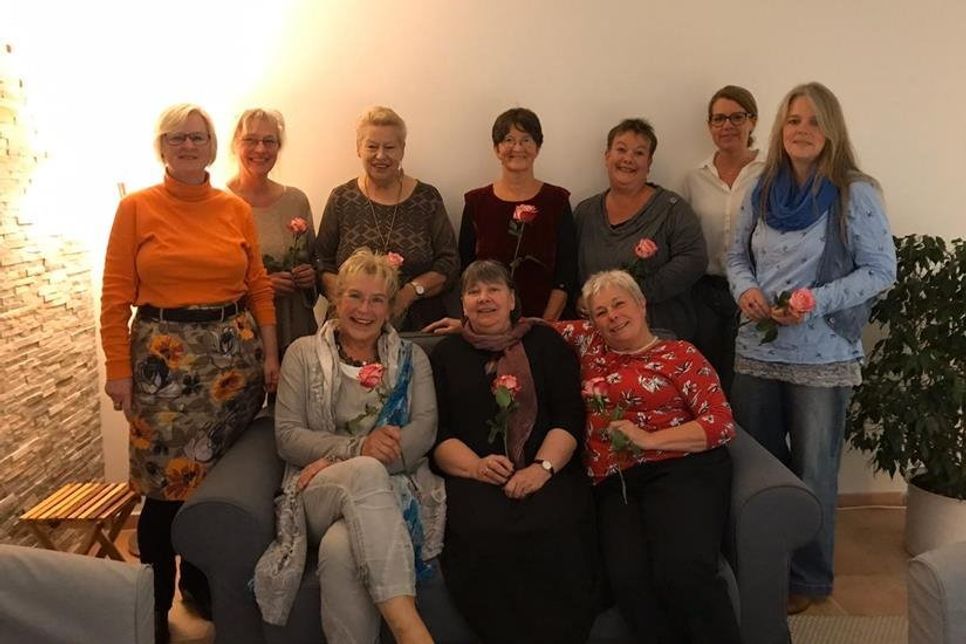 Ute-Maria Bleicker (Koordinatorin), Christine Nevoigt, Lilo Evers, Anke Jacobs, Birgit Eckloff, Stephanie Kahl (Koordinatorin), Heike Lelm (hinten v. lks.), Doris Mursin, Ingrid Sander, Erika Nipp (vorne v. lks.).