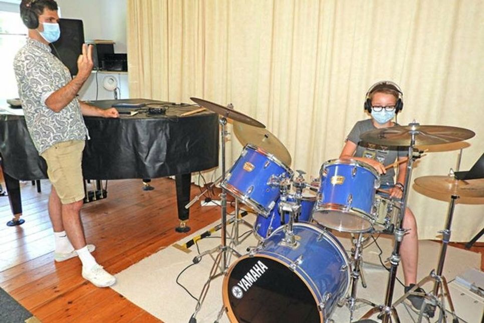 Seit zwei Jahren nimmt Jakob bei Jon Klein Unterricht, neuerdings sind auch Apps im Spiel.