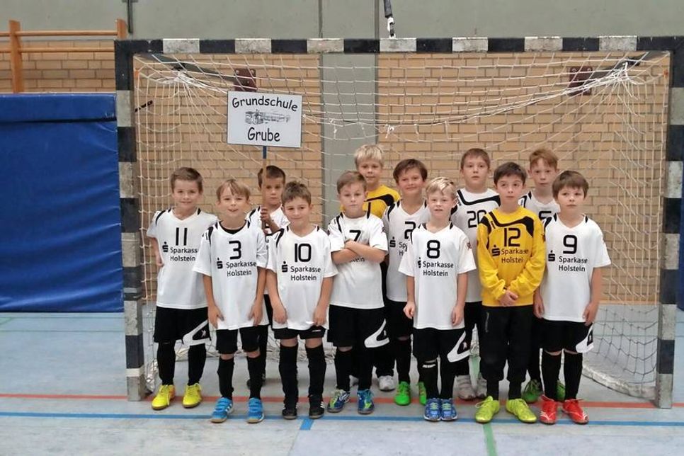 Die Gruber Schulmannschaft hat sich für den Kreisentscheid qualifiziert.