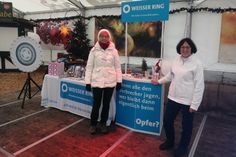 Der „Weisse Ring“ Ostholstein - vertreten durch Carmen Horstmann (lks.) und Elke Ahlering.