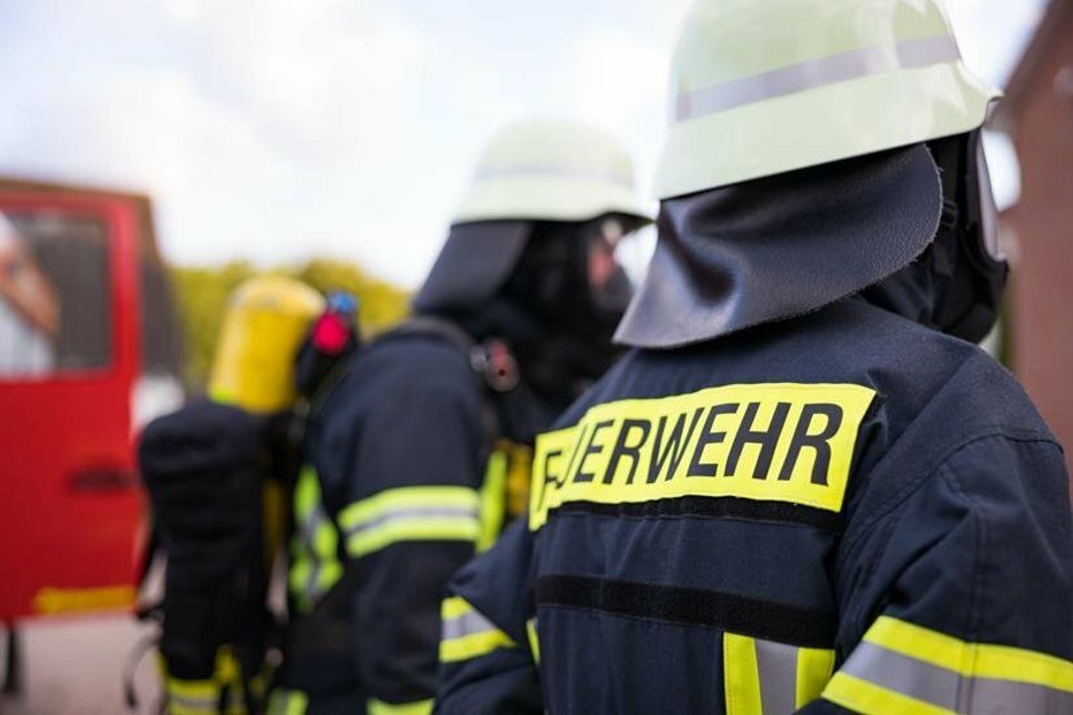 Die Freiwillige Feuerwehr klärt über Brandschutz auf.