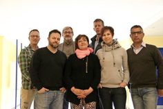 Der neue Vorstand mit Thorsten Dücker, Frank Biénk, Joachim Tappmeyer, Marion Haeger, Arne Puck, Sarah Grimm und Yilmaz Ugus (v. lks.).