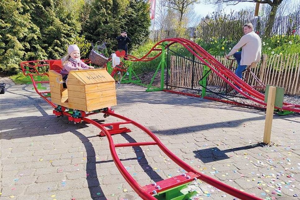 Die neue Mini-Achterbahn ist ein Riesenspaß für die jüngsten Karls-Besucher ab 2 Jahren.