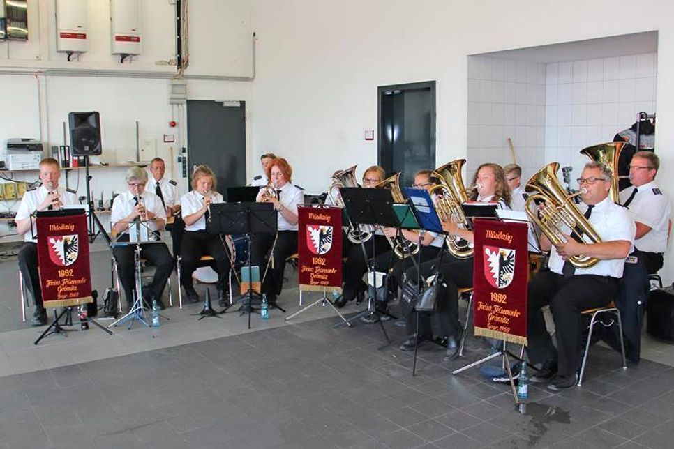 Den musikalischen Rahmen gestaltete der Musikzug der Freiwilligen Feuerwehr Gemeinde Grömitz.