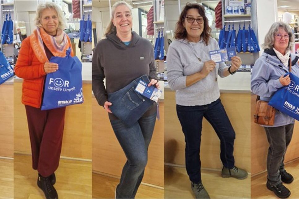 Einige Gewinnerinnen der eska Ladies Night.