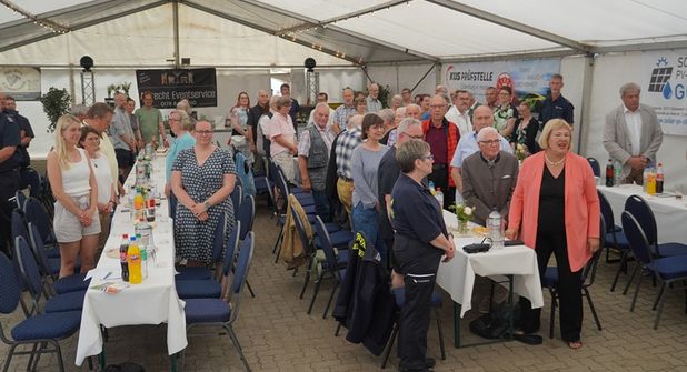 Zum Abschluss des Festaktes wurde gemeinsam das Schleswig-Holstein-Lied gesungen.