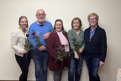 Miriam Schwan, Arne Fey, Bettina Boden, Heike Liebstreich und Elisabeth Keinki (v. lks.).