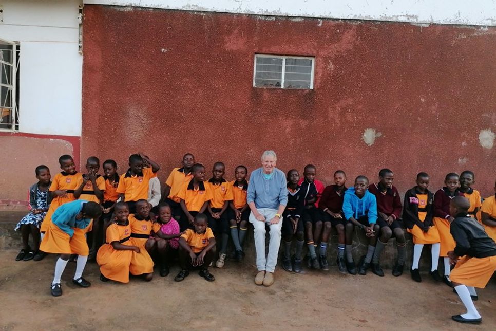 Seit mehr als vier Jahren arbeitet der ehemalige Schulleiter Bernd Ziemens ehrenamtlich als Entwicklungshelfer.