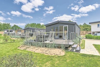 Ein Chalet im Ostseecamp in Scharbeutz.