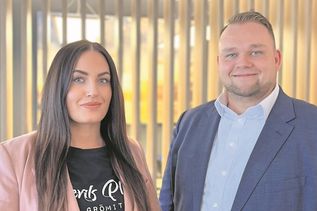 Die beiden Geschäftsführer Jaqueline Schmidt und Pascal Salewski.