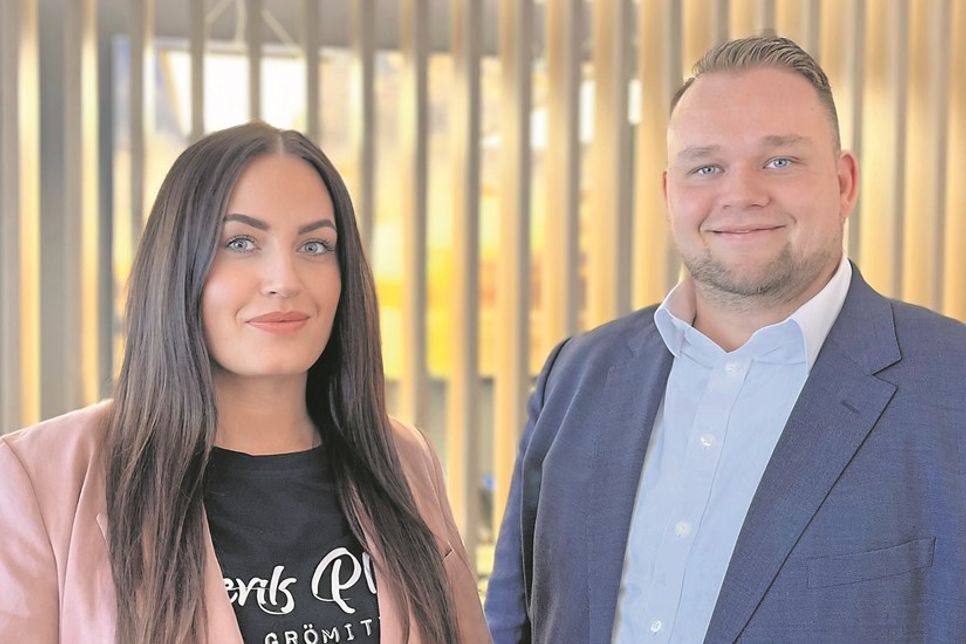 Die beiden Geschäftsführer Jaqueline Schmidt und Pascal Salewski.