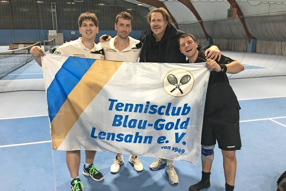 Raimar Straschek, Tim Heun, Steffen Lohse, Arne Rieck (v. lks.).