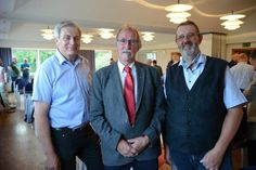 Bürgermeister Udo Gosch (SPD; Mi.) mit seinen Stellvertretern Volker Weidemann (CDU; re.) und Carsten Bruhn (FWV).