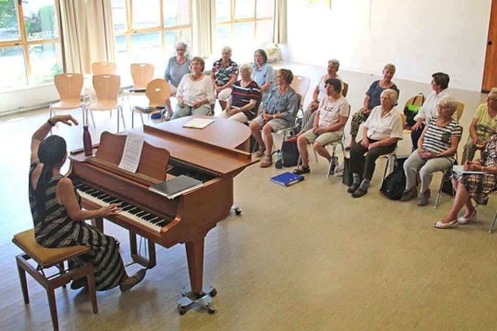 Übungsabend in der Aula der GGS Heikendorf