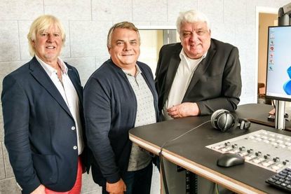 Die Gründer von Radio Wellenrausch (von links): Dietmar Baum, Harald Thoma und Hans Meiser.