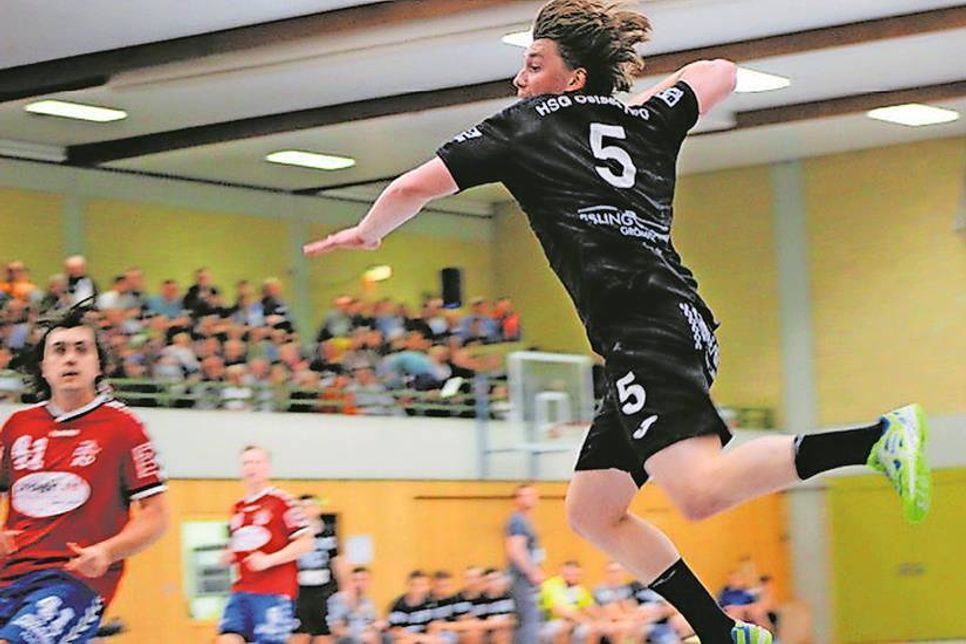 Großen Anteil am Sieg in Kiel hatte HSG-Spieler Piet Möller, dem insgesamt neun Tore gelangen.
