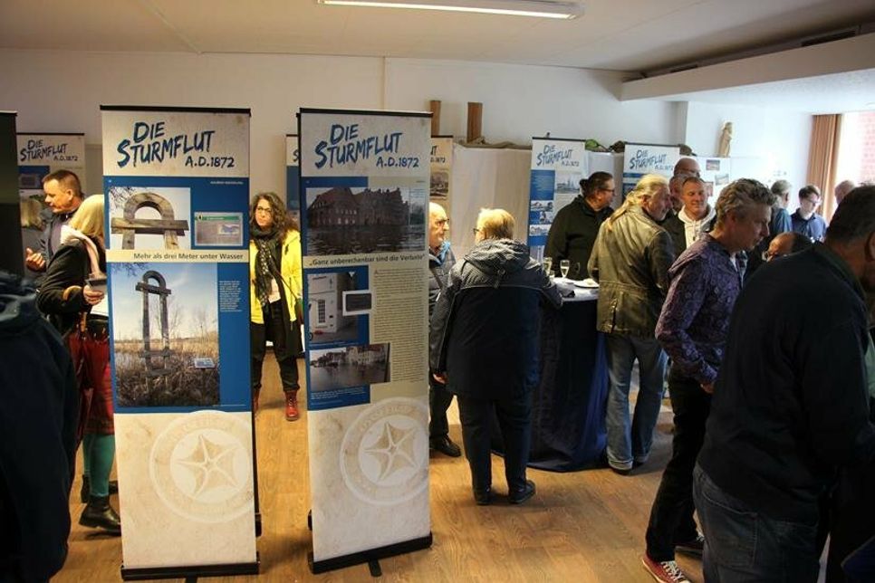 Die Ausstellung im Biomaris-Raum in Kellenhusen an der Strandpromenade stieß auf reges Interesse.