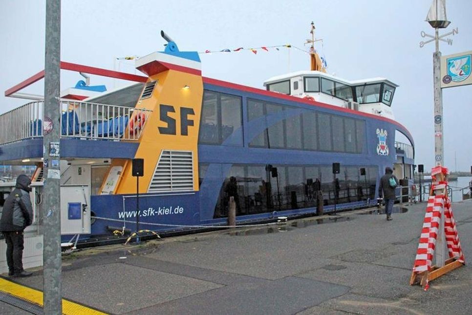 „MS Laboe“ vor der Taufe