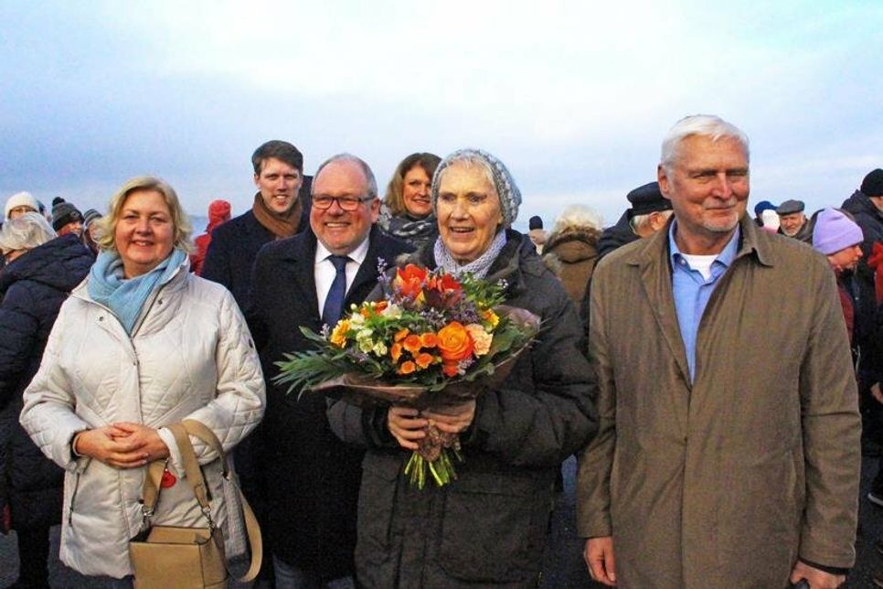 Bettina Aust, Heiko Voß, Uschi Wieck und Andras Schulz (v.l.) freuen sich über die Modernisierung der Flotte