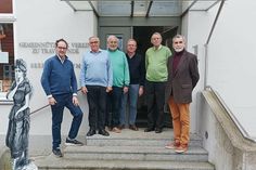 Ehrenvorsitzender Siegfried Austel (rechts) mit dem neu gewählten Vorstand (v.r.n.l.): Jürgen Kowitz (1. Vorsitzender), Harald Coellen (2. Beisitzer), Rolf Fechner (3. Beisitzer), Jürgen Dechsling (2. Vorsitzender) sowie Christian P. Schlichte (1. Beisitzer). Schatzmeisterin Heidrun Bütow sowie Schriftführer Horst Eichner fehlen leider auf dem Foto.