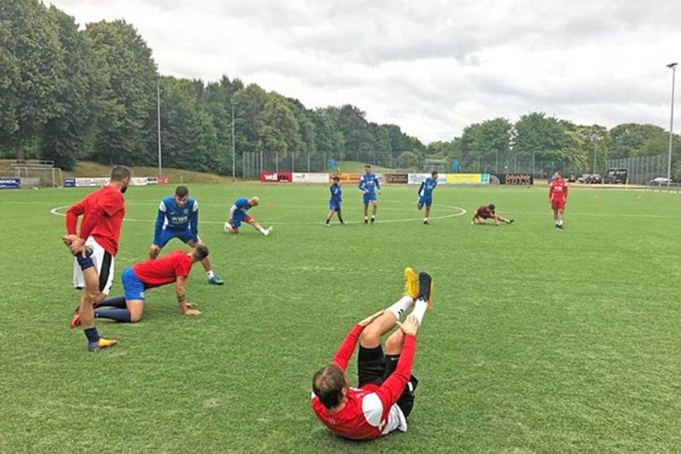 Weiter ohne Neuzugänge trainiert Inter Türkspor Kiel.